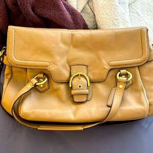 Camel Coach Bag